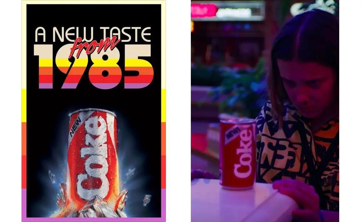 nostalgic advertising coke 1985