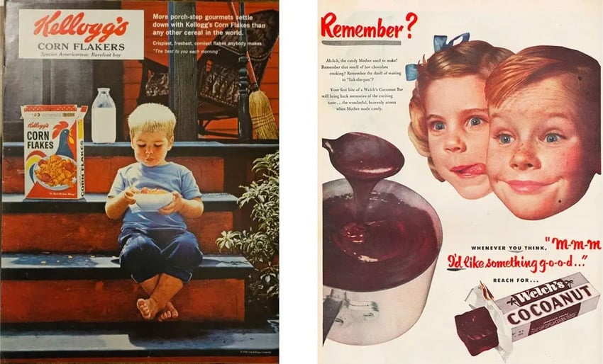 nostalgic kelloggs marketing ads