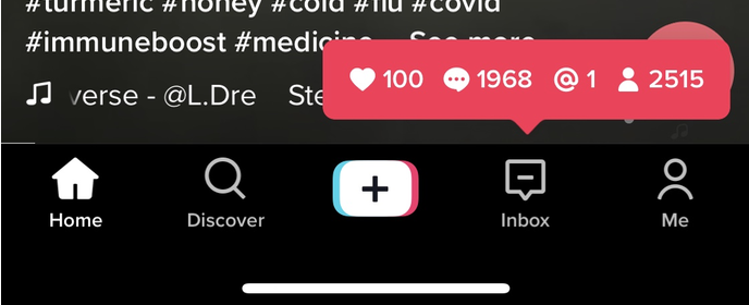 tiktok viral notifications in app