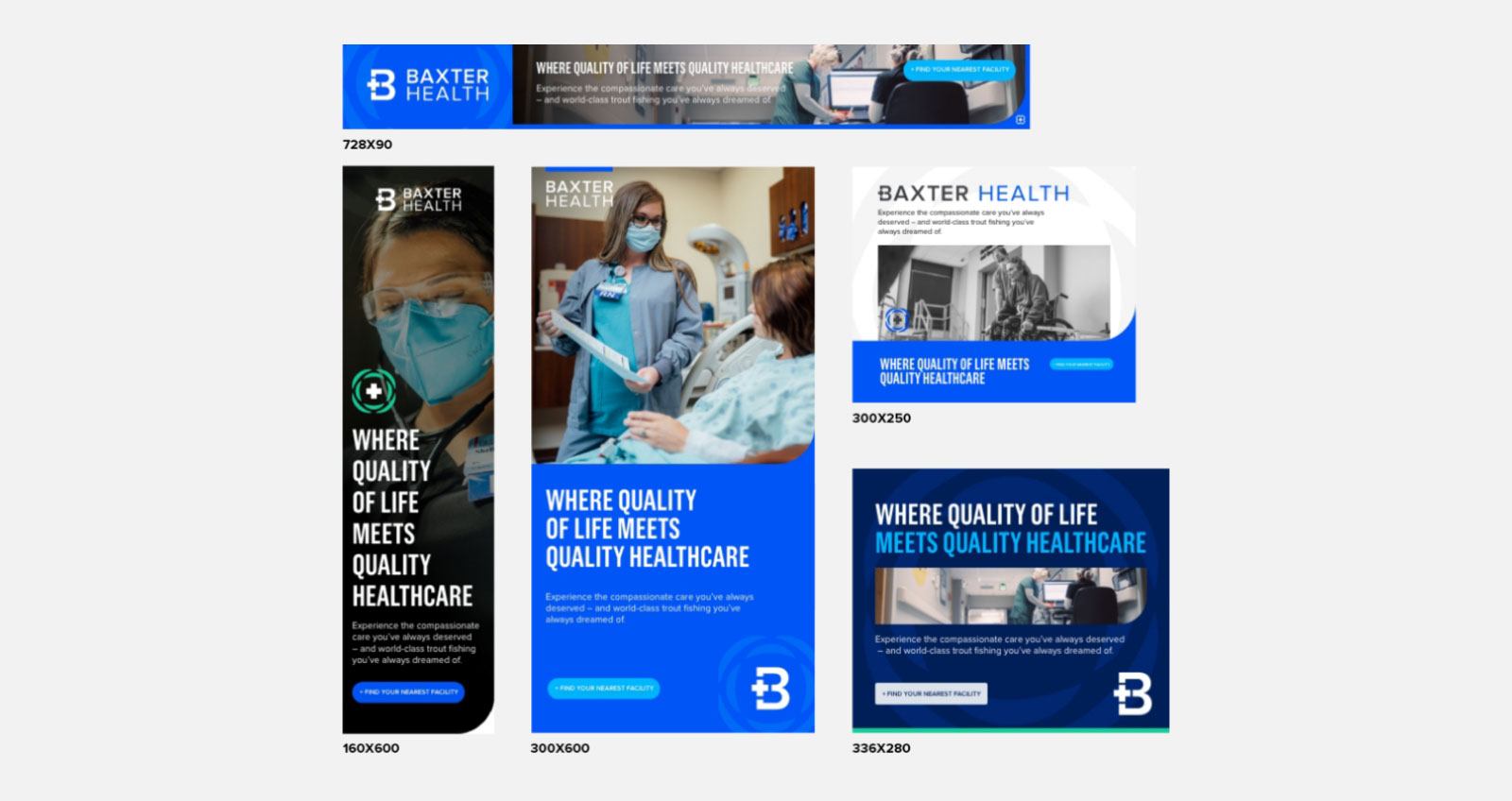 Baxter Health Paid media design