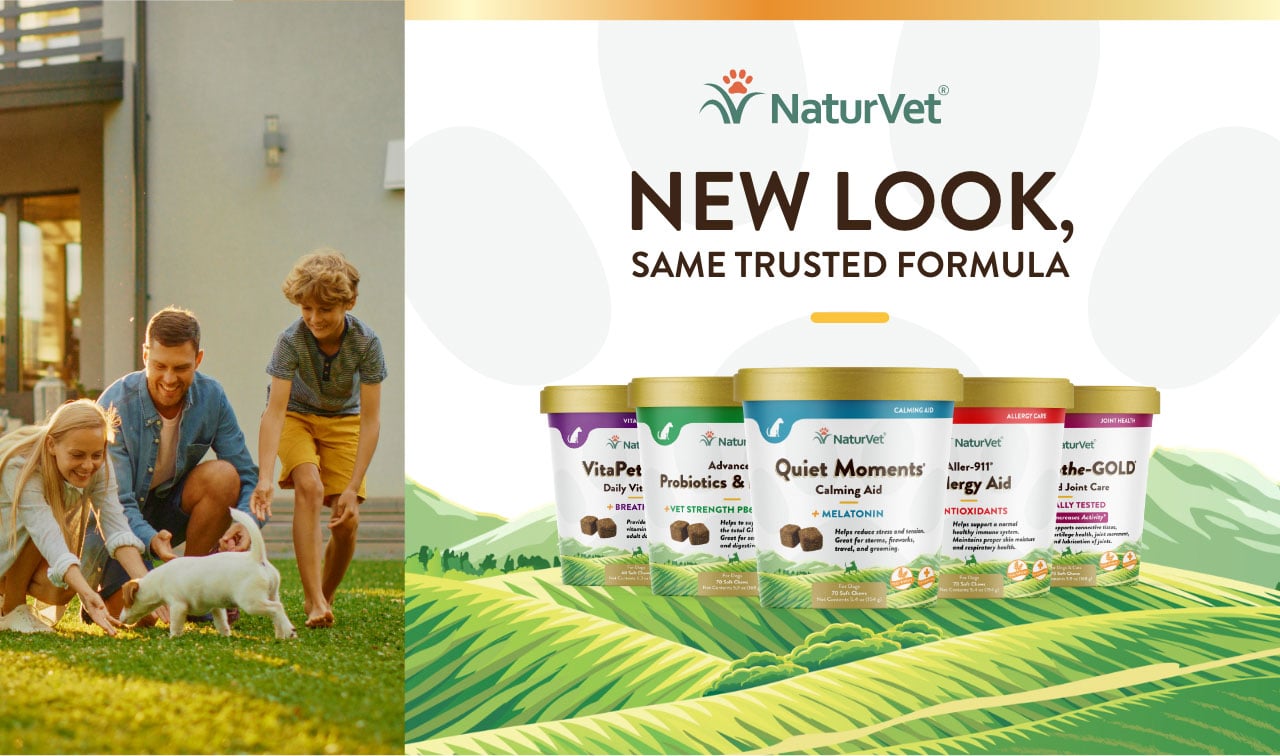 NaturVet rebrand design