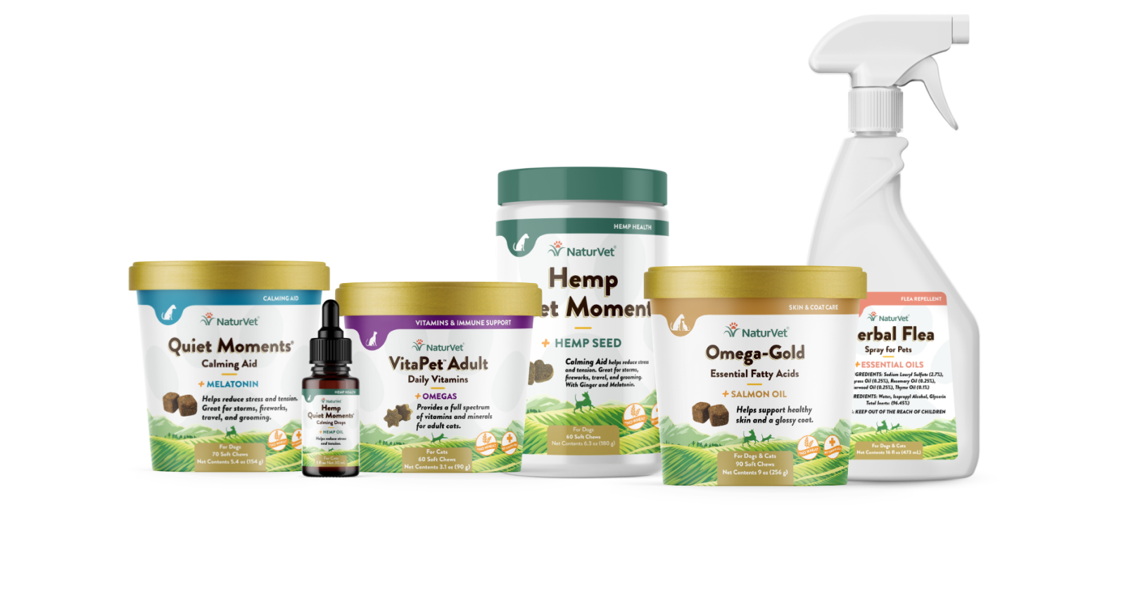 Naturvet Packaging design rebranding