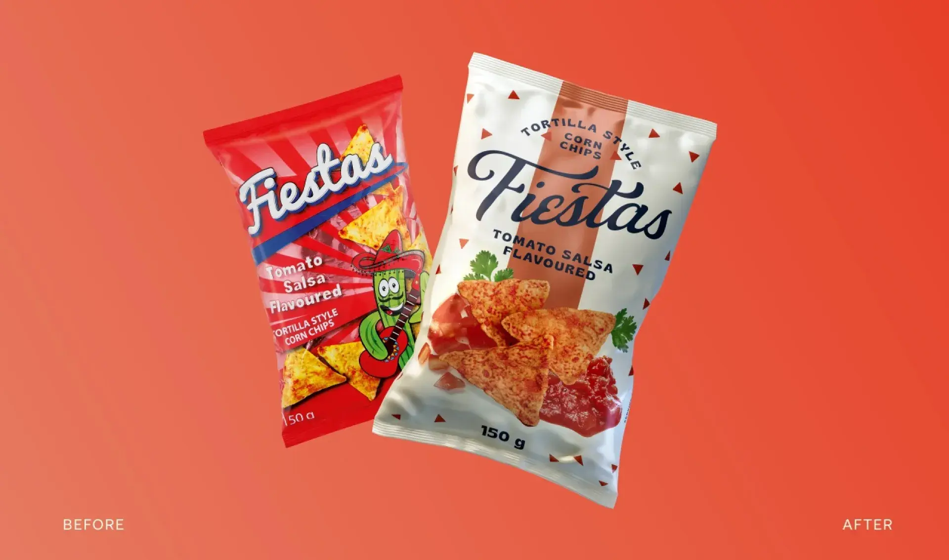 Tomato Salsa Corn Chip Packaging Design