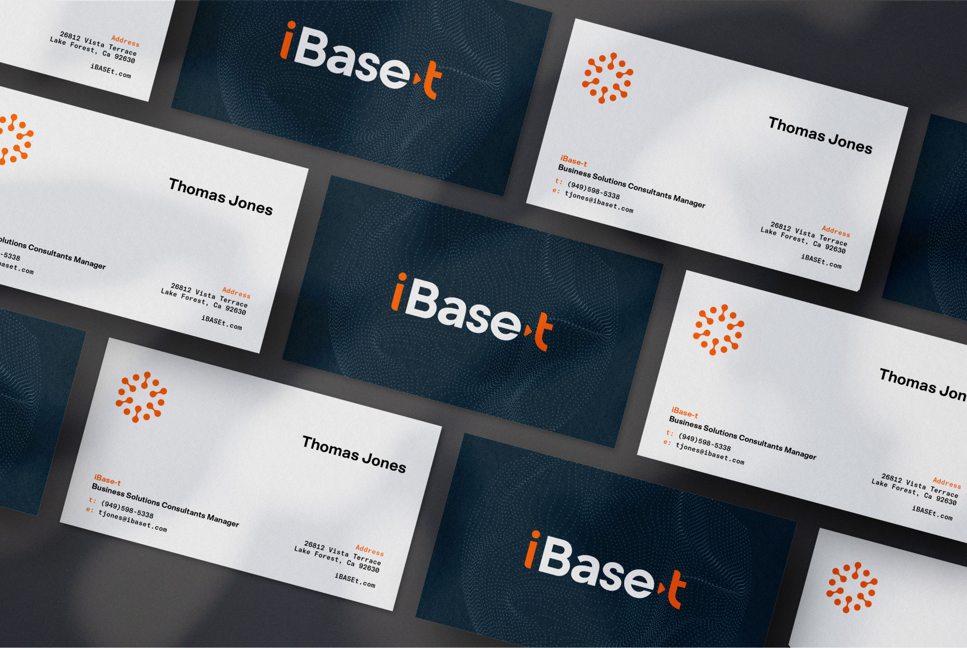iBase-t business card design