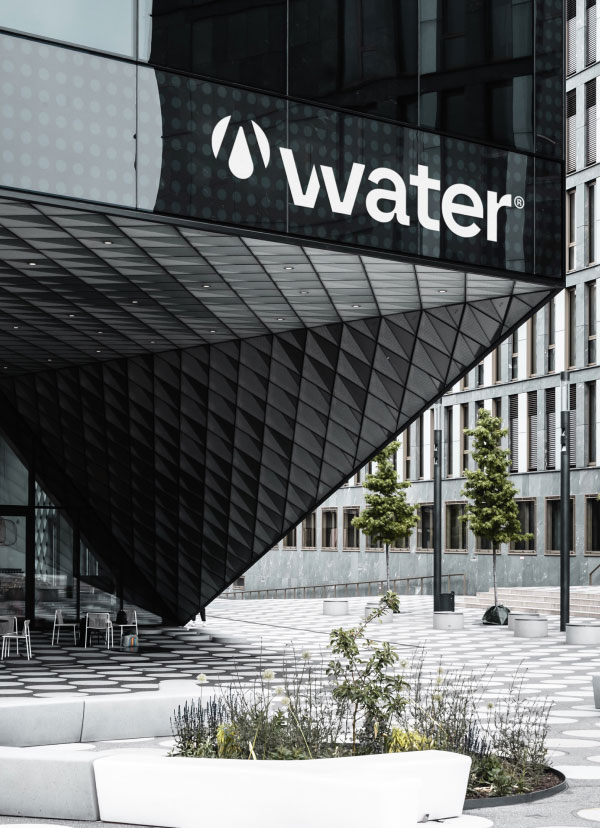 vvater building signage design